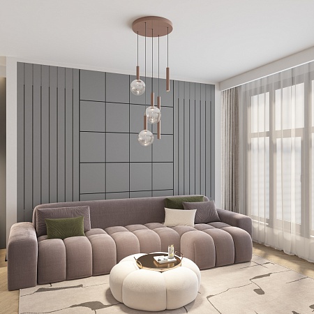 Потолочный подвесной светильник Denkirs DK6535-CO - фото