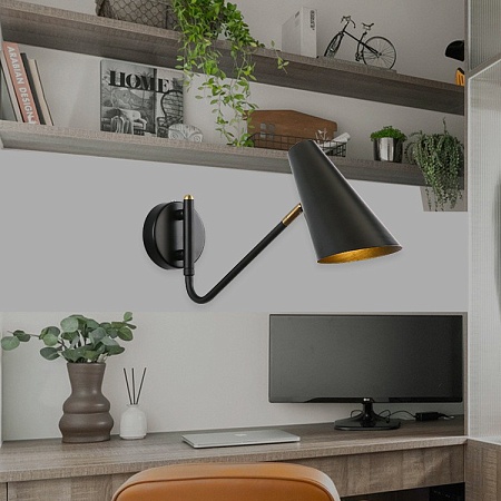Настенный Светильник Nati Black Imperiumloft 224047-23 - фото