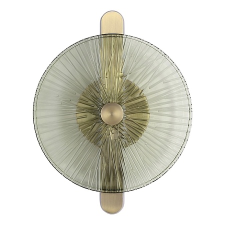 Светильник настенный ST-Luce бронза/зелёный LED 1*11W 4000K SL6141.321.01 - фото