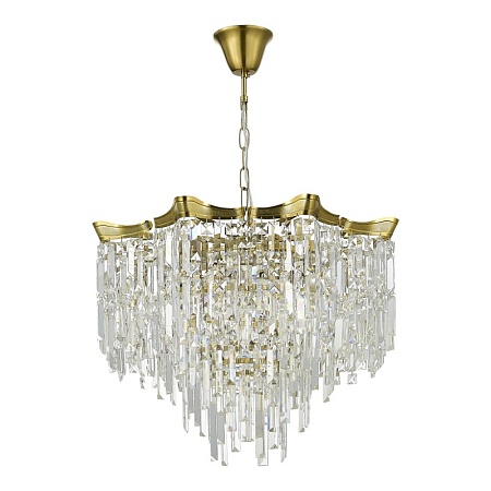 Светильник подвесной ST-Luce Латунь/Прозрачный E14 10*60W SL1659.303.10 - фото