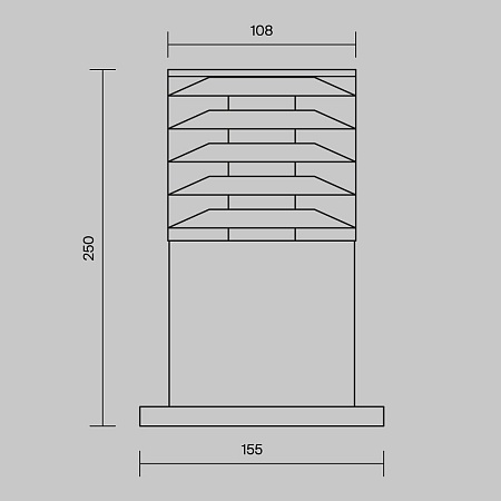Ландшафтный светильник Outdoor Bronx O576FL-01GR - фото