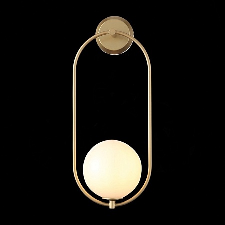 Светильник настенный ST-Luce Золотистый/Белый E14 1*40W SL1118.201.01 - фото