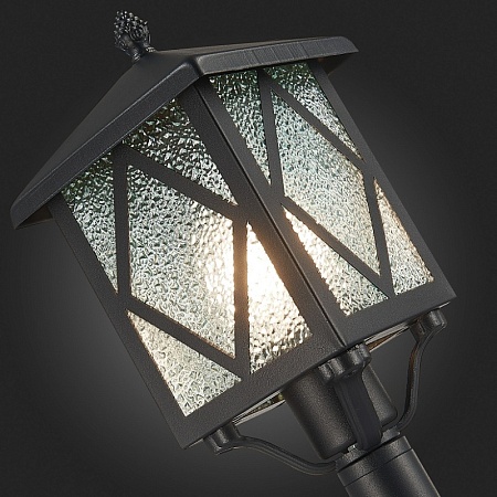 Светильник уличный наземный ST-Luce Черный/Черный, Прозрачный E27 1*60W SL084.415.01 - фото