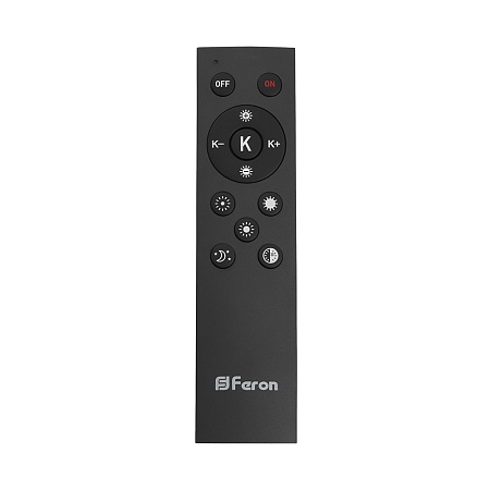 Светодиодный управляемый светильник Feron AL6200 “Simple matte” тарелка 80W 3000К-6500K черный - фото