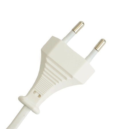 Сетевой шнур с выключателем, 230V 1,9м белый, KF-HK-1-2 - фото