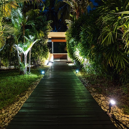 Светодиодный светильник тротуарный (грунтовый) Feron SP3735 7W 4000K 230V IP65 - фото