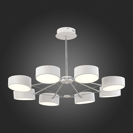 Светильник потолочный Белый, Хром/Белый LED 8*10W SLE6005-502-08 - фото