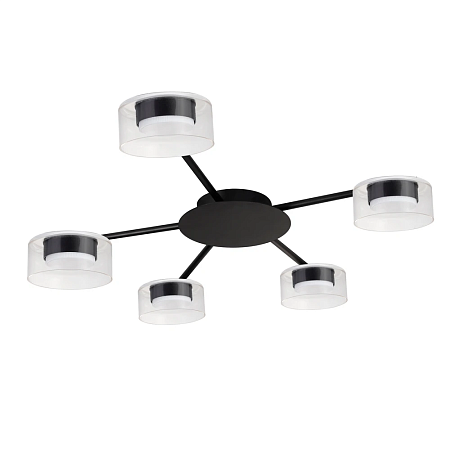 Потолочная люстра Arte Lamp ALIUS A8042PL-5BK - фото