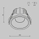 Встраиваемый светильник Technical Alfa LED DL043-01-15W3K-RD-WB - фото