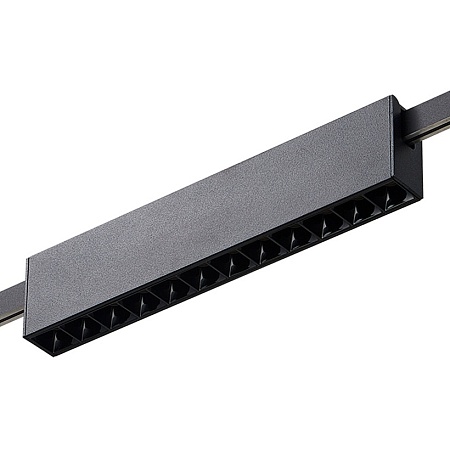 Магнитный трековый светильник FARM Черный LED 1*12W 3000K 609Lm Ra90 40 IP20 L232xW24xH ST816.406.12 - фото