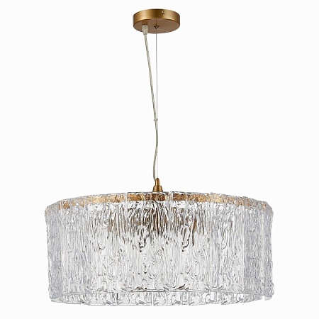 Светильник подвесной Золотистый/Прозрачный E27 6*40W SLE283203-06 - фото