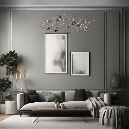 Подвесной светильник Eurosvet 90369/15 черный жемчуг - фото