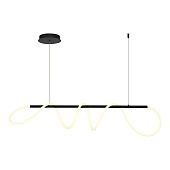 Светильник подвесной ST-Luce Черный/Белый LED 1*45W 3000K SL6102.403.45