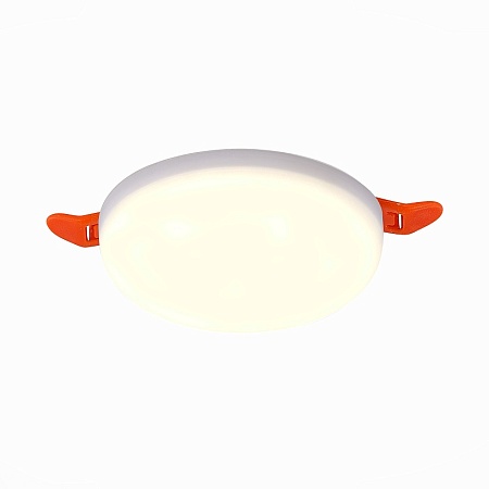 Св-к встр. Белый LED 1*8W 3000K 690Lm Ra80 180° IP44 D90xH20 85-265V ST700.538.08 - фото