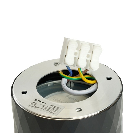 Светильник потолочный Feron HL388 Barrel PRISM GX53 12W 230V, черный - фото