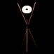 10245F Black Торшер LOFT IT Bobbin - фото