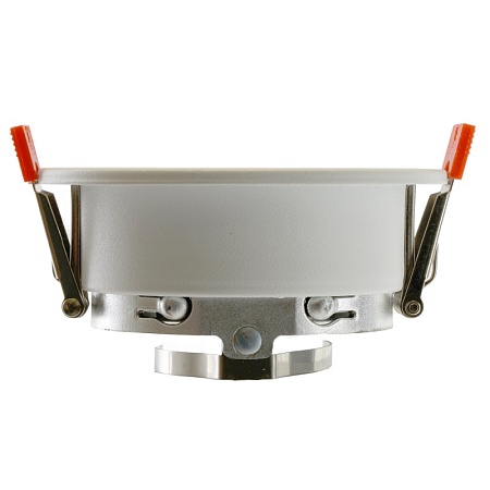 Светильник встраиваемый Feron DL3102 потолочный MR16 G5.3 белый + черный хром - фото