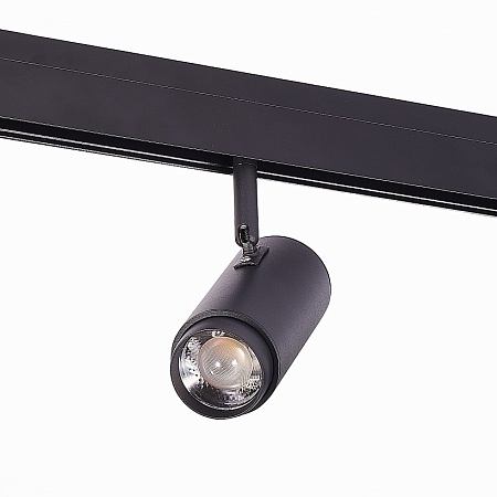 Магнитный трековый светильник ZOOM Черный LED 1*6W 3000K 667Lm Ra>80 10-60° IP20 L137xW ST357.436.06 - фото
