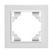 Рамка 1-местная STEKKER, PFR00-9001-01, серия Эрна, белый - фото