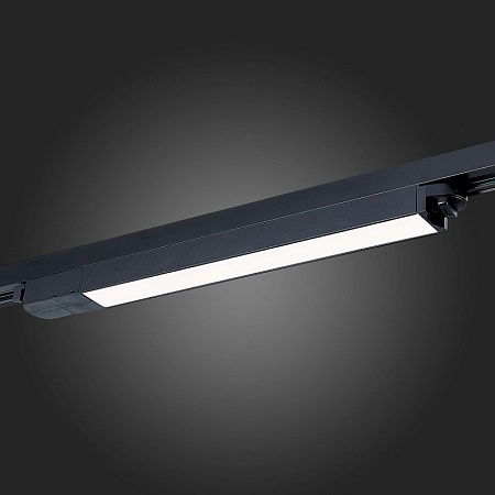 Св-к трек. Черный LED 1*12W 3000K 1 100Lm Ra>98 120 IP20 L400xW34xH33 180-240V ST366.438.12 - фото