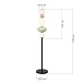 Светильник напольный ST-Luce черный/розовый, зелёный, опаловый LED 1*20W 3000K SL6134.405.01 - фото