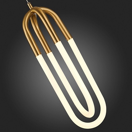 Подвес ST-Luce Латунь/Латунь, Белый LED 2*14W 3000K SL1579.303.02 - фото