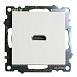 Розетка HDMI 2.1, Type A  (механизм), STEKKER GLS00-7118-01, серия Катрин, белый - фото