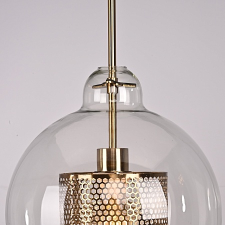 Подвесной Светильник Catch F Pear Brass D30 Imperiumloft 186712-26 - фото