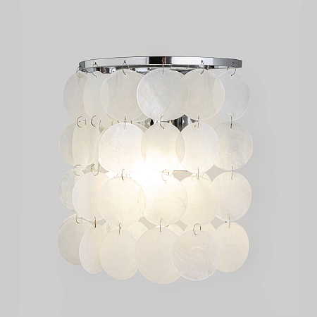 Настенный светильник Eurosvet 60005/1 хром/перламутр - фото