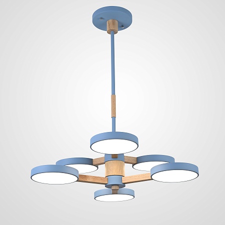 Подвесная Люстра Turna Dbl L6 Blue Imperiumloft 229090-26 - фото