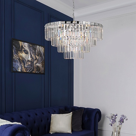 Подвесной светильник Eurosvet 10130/10 хром - фото