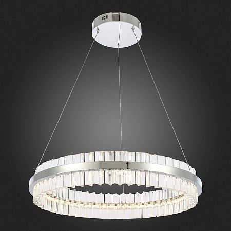 Светильник подвесной ST-Luce Хром/Прозрачный LED 1*44W 3000K SL383.113.01 - фото
