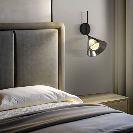 Настенный светильник Eurosvet 70161/1 черный - фото