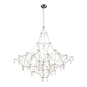 Светильник подвесной ST-Luce Хром/Прозрачный LED 114*0,5W 3000K SL6601.113.114