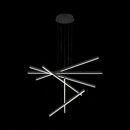 Люстра подвесная ST-Luce Черный/Белый LED 1*100W 4000K SL394.423.06 - фото