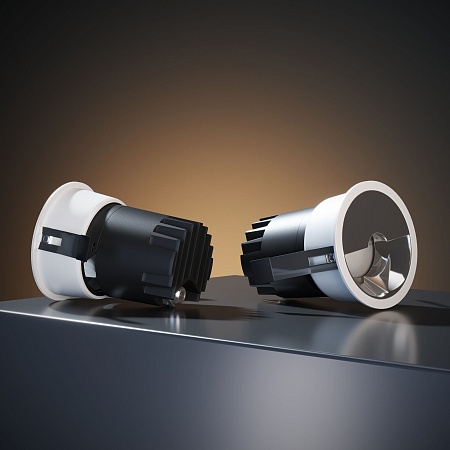 Точечный светодиодный светильник 10W 4000K белый/хром 25090/LED Elektrostandard - фото