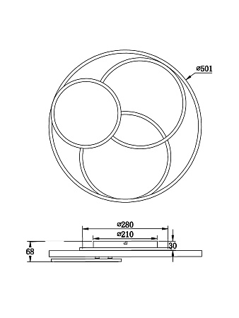 Потолочный светильник Freya FR10015CL-L94WB - фото