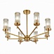 Люстра потолочная ST-Luce Латунь/Прозрачный E14 8*60W SL1233.302.08 - фото