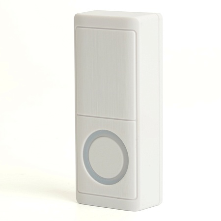 Звонок дверной беспроводной Feron E-379 Электрический 18 мелодий белый с питанием от батареек - фото