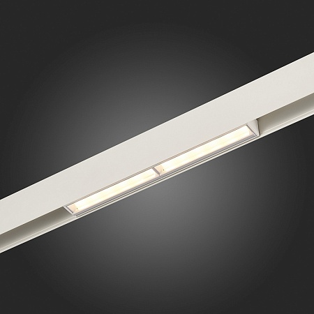 Магнитный трековый светильник Белый LED 1*12W 3000K 850Lm Ra>90 120° IP20 L220xW22xH46 ST804.536.12 - фото