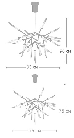 Люстра Spur Chandelier Imperiumloft 75135-22 - фото