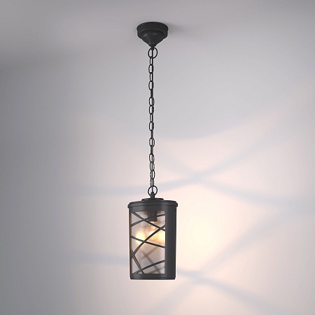 Уличный подвесной светильник Premier H черный IP44 GL 1017H черный Elektrostandard - фото