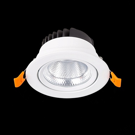 Св-к встр. Белый LED 1*10W 4000K 750Lm Ra80 36° IP20 D109xH65 220-240V ST211.548.10.36 - фото