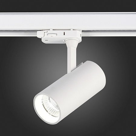 Св-к трек. Белый LED 1*10W 3000K 800Lm Ra>90 38° IP20 L130xW60xH195 165-265V ST661.536.10 - фото
