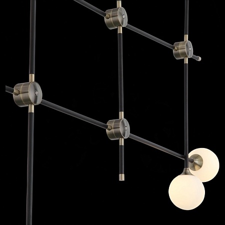 Светильник подвесной ST-Luce Черный, Золото/Белый G9 6*5W SL429.403.06 - фото