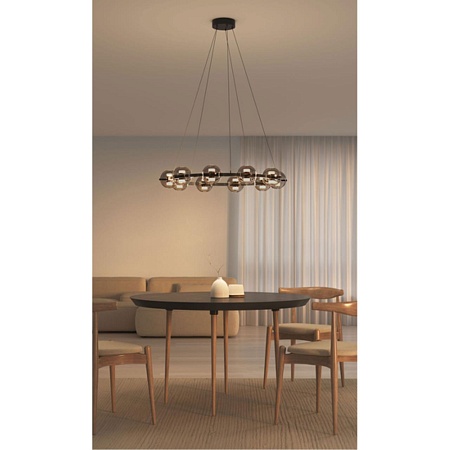 Подвесная люстра Arte lamp MARKAB A2471LM-20BK - фото