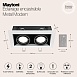 Встраиваемый светильник Technical Metal Modern DL008-2-02-W - фото