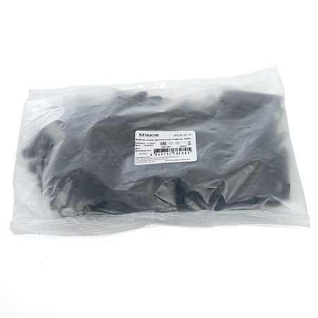 Дюбель-хомут для плоского кабеля (5-10мм), STEKKER DCL01-05-10, полипропилен, черный (100шт.) - фото