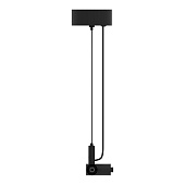 Подвесной токопроводящий угловой соединитель с подводом питания ST-Luce Черный ST1601.459.00