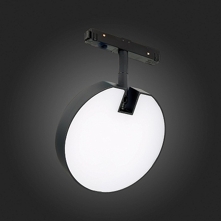 Магнитный трековый светильник Черный LED 1*15W 4000K 760Lm Ra>80 120° IP20 L150xW28xH21 ST359.446.15 - фото